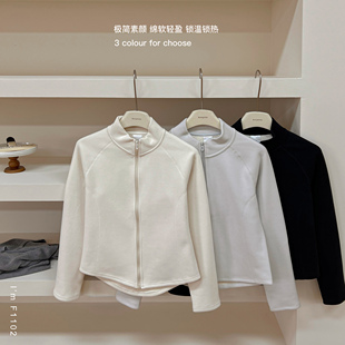 小蛮腰设计立领显瘦女士外套F1102