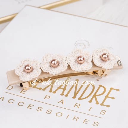 法国亚历山大钩花针8公分发夹