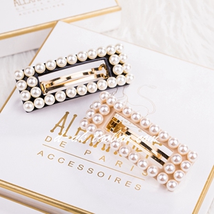 [XIAN]法国亚历山大永恒珍珠玉珠发夹发饰