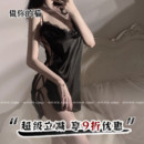 性感蕾丝吊带冰丝气质交叉镂空睡裙 做你 猫：塞纳河畔 新款 夏季