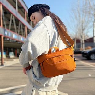 女帆布包上班通勤杂物包休闲手机包户外运动小拎包轻便单肩斜挎包