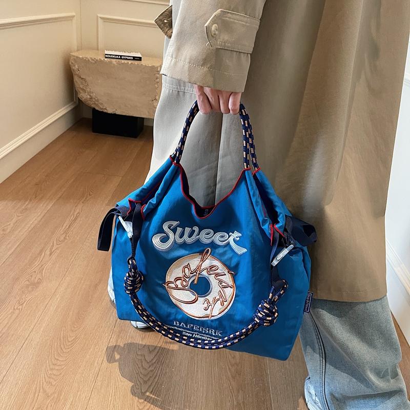 时尚高圆圆同款托特包轻便女布包