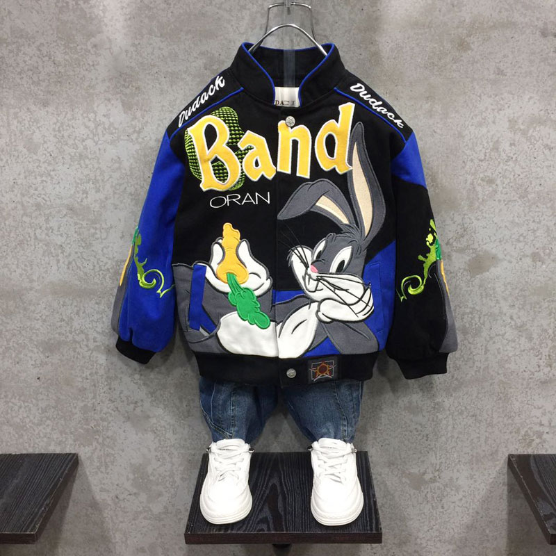 新款男女潮牌个性机车套装夹克