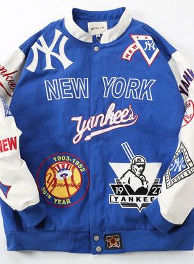 dudack杜戴克2024新款洋基队同款棒球服可拆卸机车服tt426外套