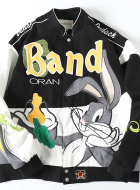 杜戴克2024春秋新款男女潮牌棒球服宽松欧美夹克好看加厚外套