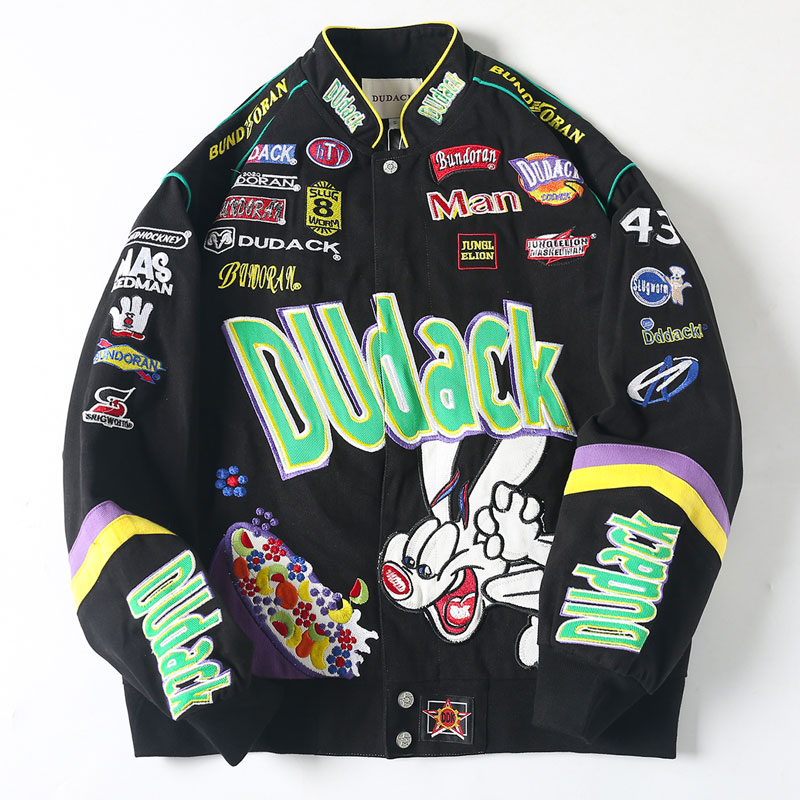 2023夹克杜戴克立领秋冬宽松