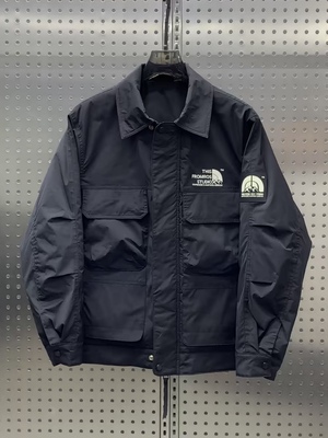 轻薄羽绒服男士冬季新款多口袋工装翻领白鸭绒夹克外套保暖上衣男