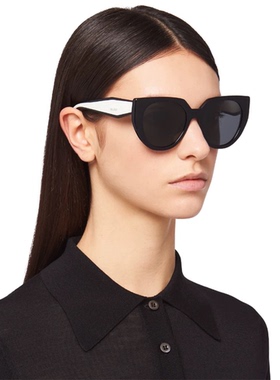 复古猫眼墨镜女高级感小框太阳镜