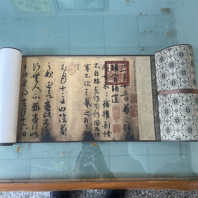王羲之一门书翰 万岁通天帖 古代精品书法仿真名家真迹字帖复制品