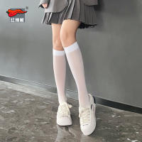 Red chili velvet mid-calf stockings with half-length concealer not reaching the knee, women's 30D summer non-slippage and anti-snagging thumbnail 7