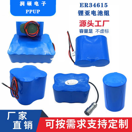 ER34615超声波液位计电燃气表流量计量表物联网定位器19A电池组