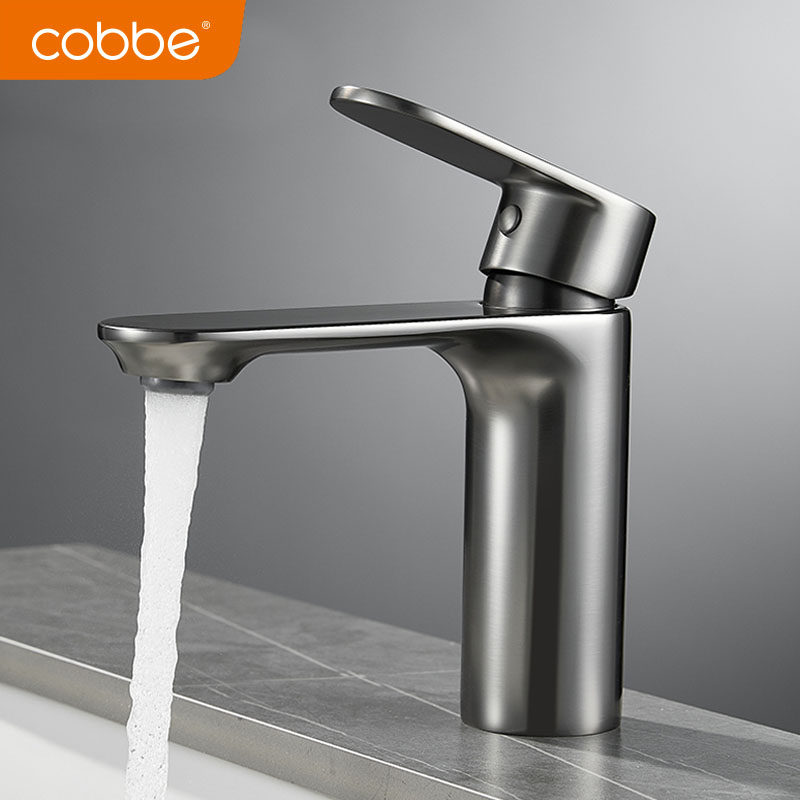 卡贝全铜冷热面盆龙头白卫生间家用洗脸盆洗手盆台盆洗手池水龙头