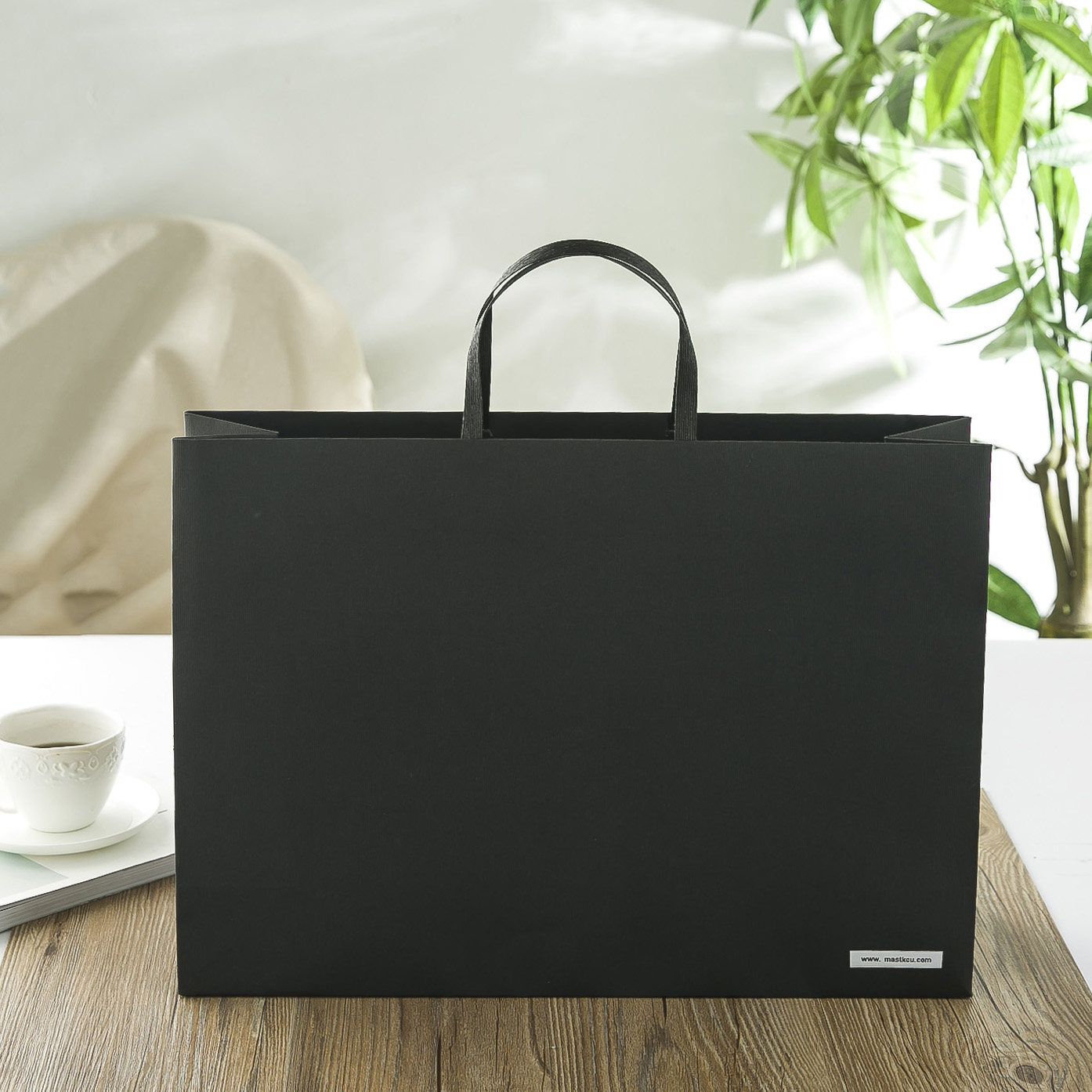 黑色大袋子定制加厚手提袋服装店包装纸袋节会礼品袋礼物袋超大号