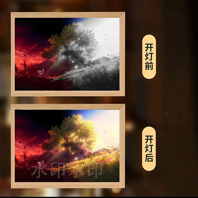 白厄pv崩坏星穹铁道灯光画星铁流萤镜子小夜灯周边送礼物动漫
