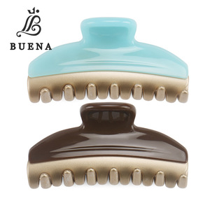 法国醋酸纤维发夹 亚历山大同款大号光板旺多姆发抓后脑勺抓夹