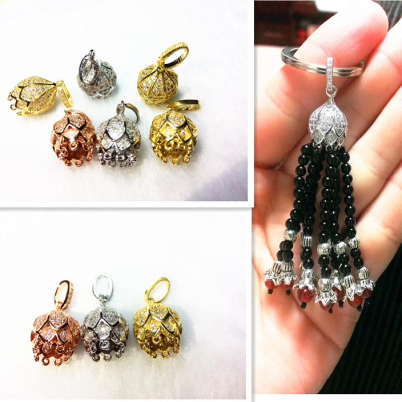 diy微镶流苏挂件项链