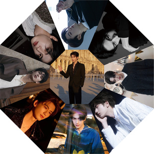 张凌赫晴雨伞明星周边男女礼物学生应援三折全自动晴雨防晒伞