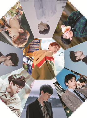 白敬亭李现魏大勋明星同款周边定制三折晴雨两用防晒遮阳太阳伞