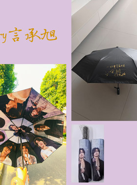大熊猫动漫周边晴雨伞专属定制代发
