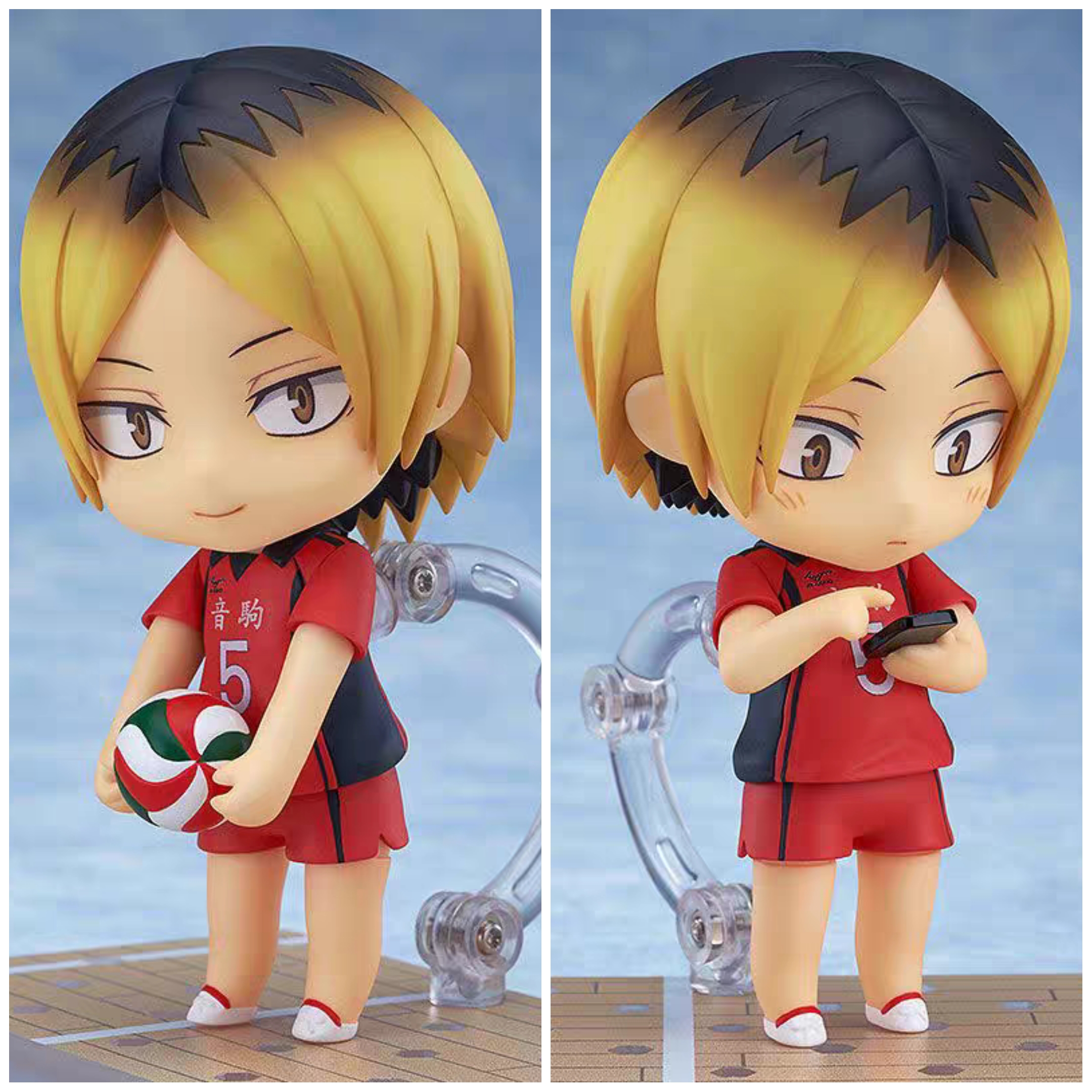 排球少年Q版孤爪研磨手办公仔玩偶动漫粘土人飞雄翔阳模型摆件