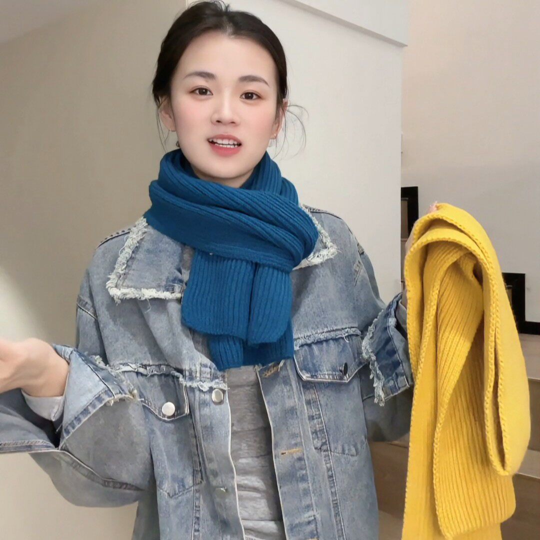 冬季新款围巾女百搭情侣款