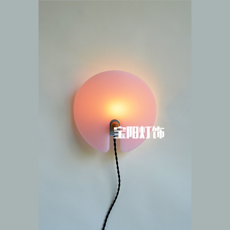 文艺复古风装饰糖果色壁灯 创意卧室书房酒店客房背景墙装饰灯具