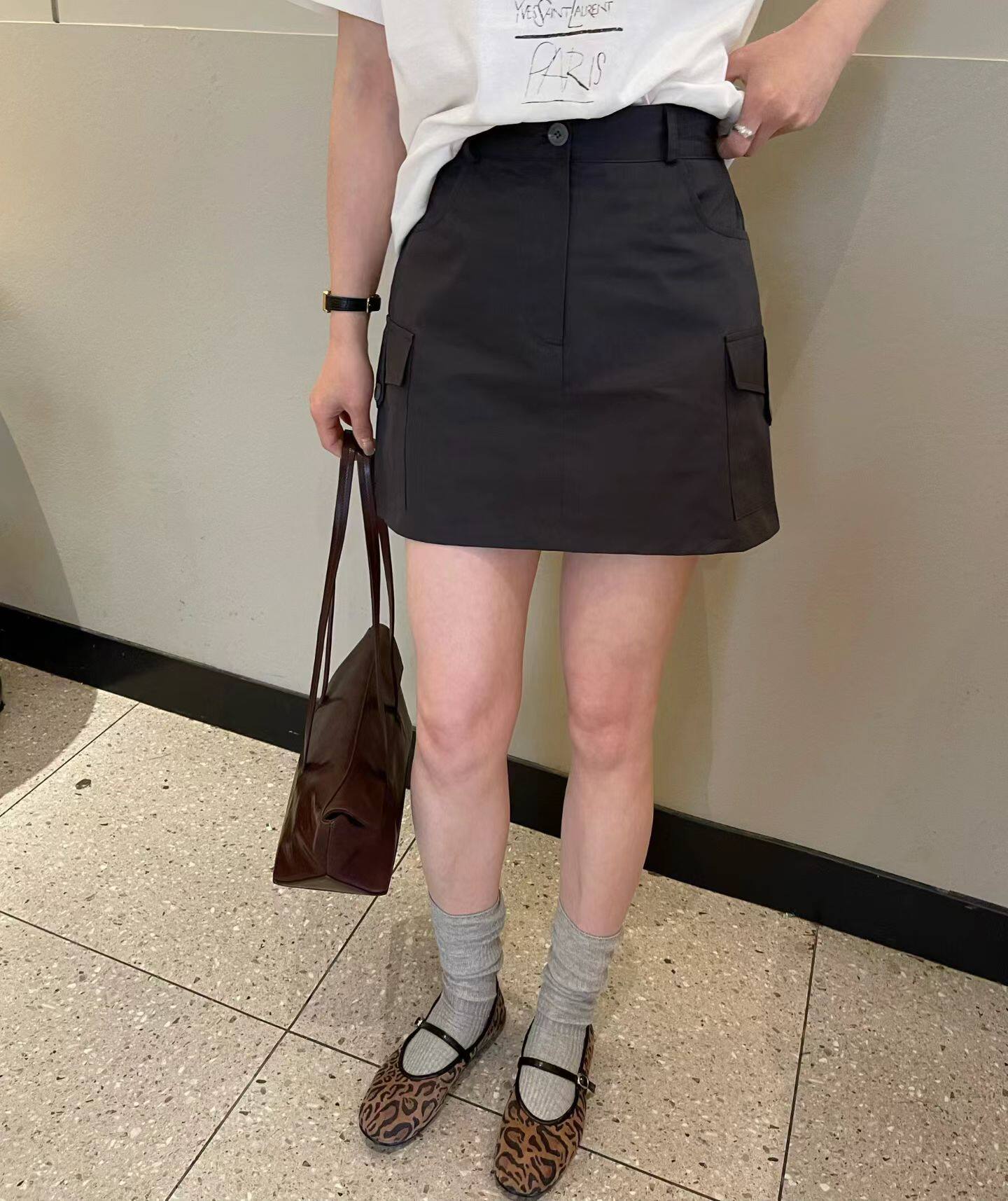 韩国东大门女装2026春夏高品质高腰显瘦工装半身裙女显瘦短裙ins