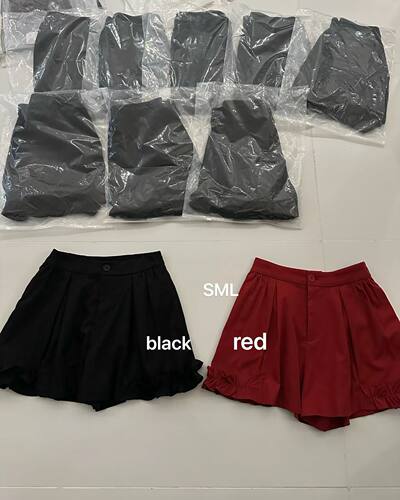 韩国东大门正品女装夏季薄款高腰a字版型蓬蓬花边短裤显瘦精致ins