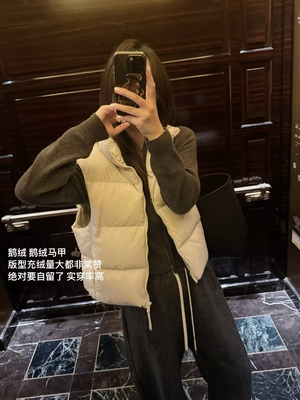 韩国东大门正品女装2025新百搭立领无袖羽绒马甲女外套保暖背心