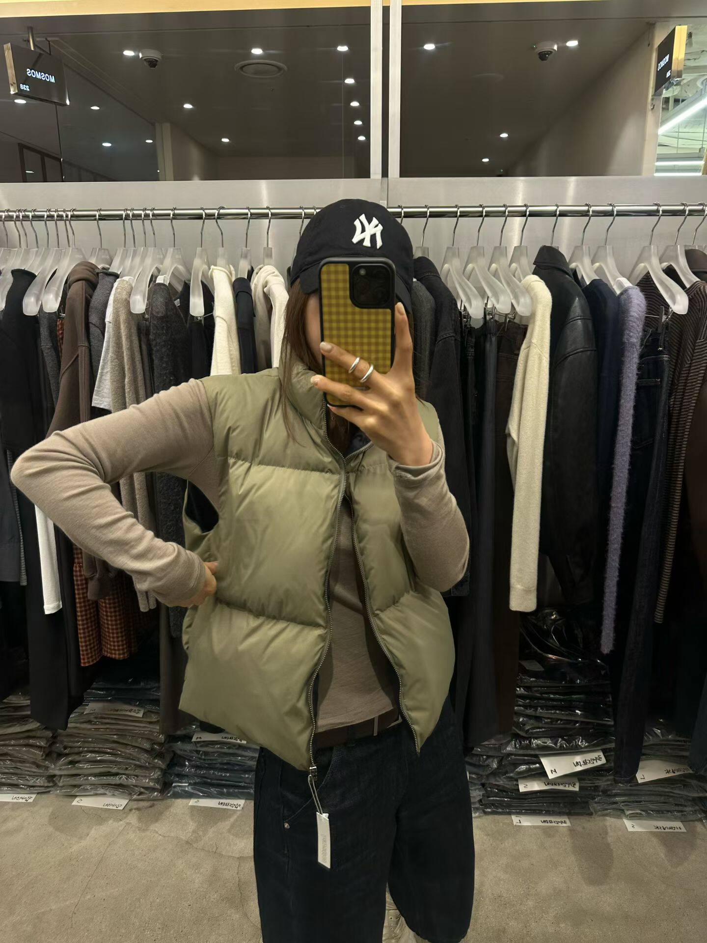 韩国东大门正品女装2026新款百搭显瘦立领拉链加厚棉服外套马甲