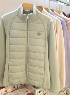 猫有范8801羊毛棉服云感气绒服校服神器保暖外套男女叠穿轻薄棉衣