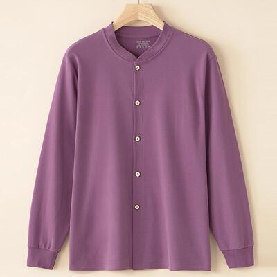 中老年女士纯棉开身秋衣