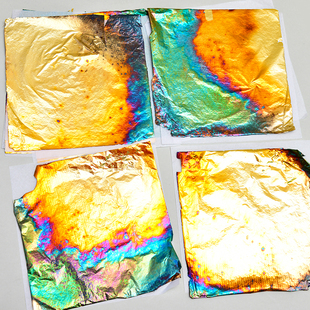 烧箔碎金箔银箔铜箔幻彩箔国画岩彩画绘画装饰手工DIY漆画金箔碎