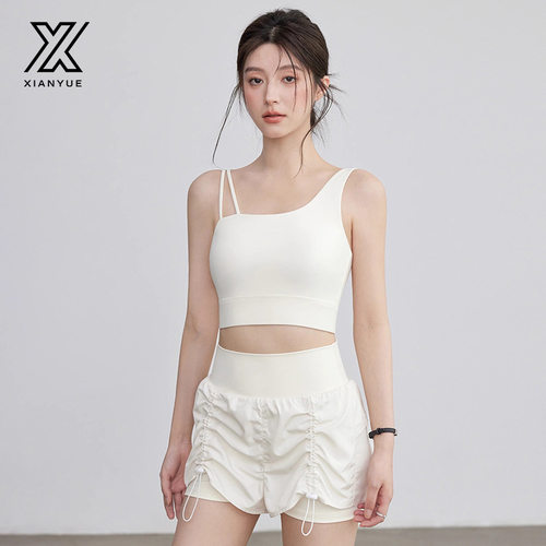 新款运动内衣女中高强度健身跑步一体式美背收腰普拉提瑜伽服背心