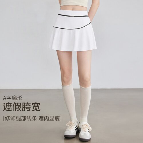 2026夏季新款瑜伽健身普拉提网球服防走光运动跑步户外百褶裙女