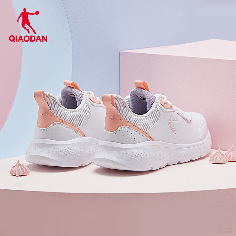 乔丹运动鞋女鞋夏季新款网面透气跑步鞋轻便减震白色软底跑鞋