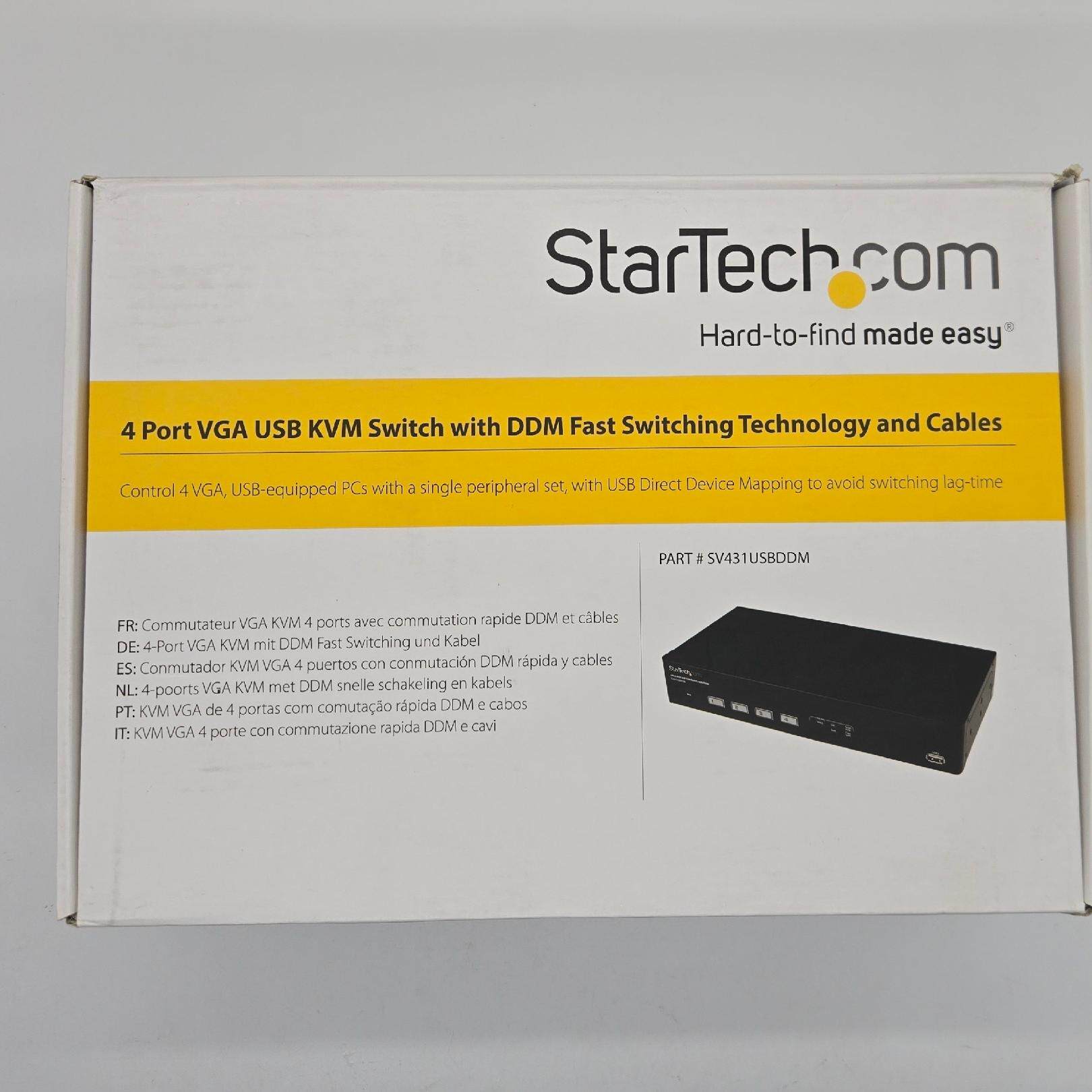 议价SV431USBDDM KVM切换器 4口VGA USB DDM快速切换设备维修图片
