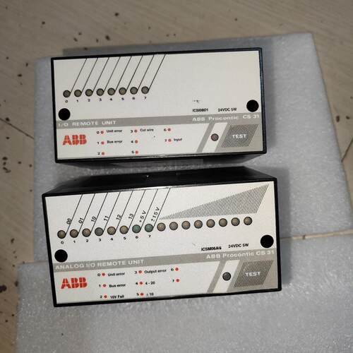 议价CS31 ICSI08D1 ICSM06A/6 模拟I/O远程单元 ABB工控模块维修