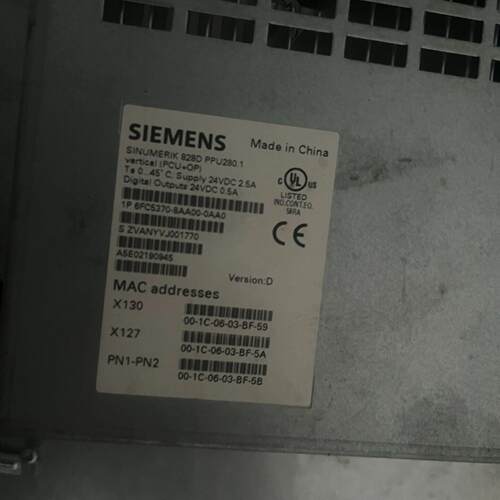 议价6FC5370-8AA00-0AA0 828D系统PPU 工控数控模块维修