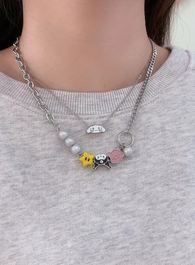 库洛米卡通可爱甜妹卫衣链