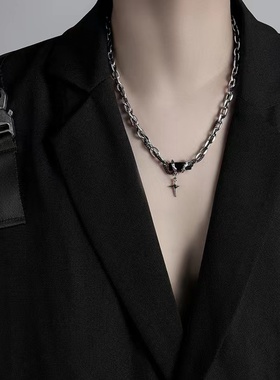 潮酷百搭设计感蛇骨链