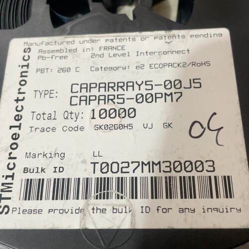 议价CAPAR5-00PM7 意法半导体电子元器件 互连器件维修