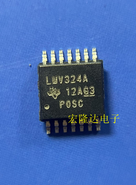LMV324AIPWR TI TSSOP-14 丝印LMV324A全新原装 射频低噪声放大器