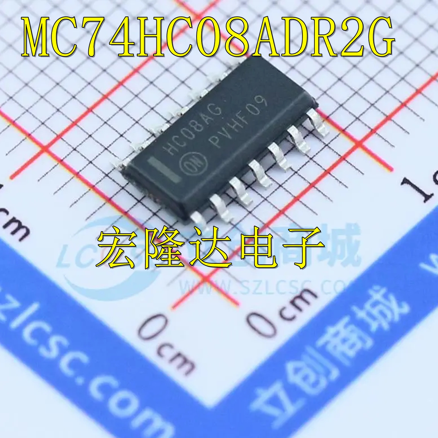 MC74HC08ADR2G 全新原装  现货SOP14 丝印HC08AG