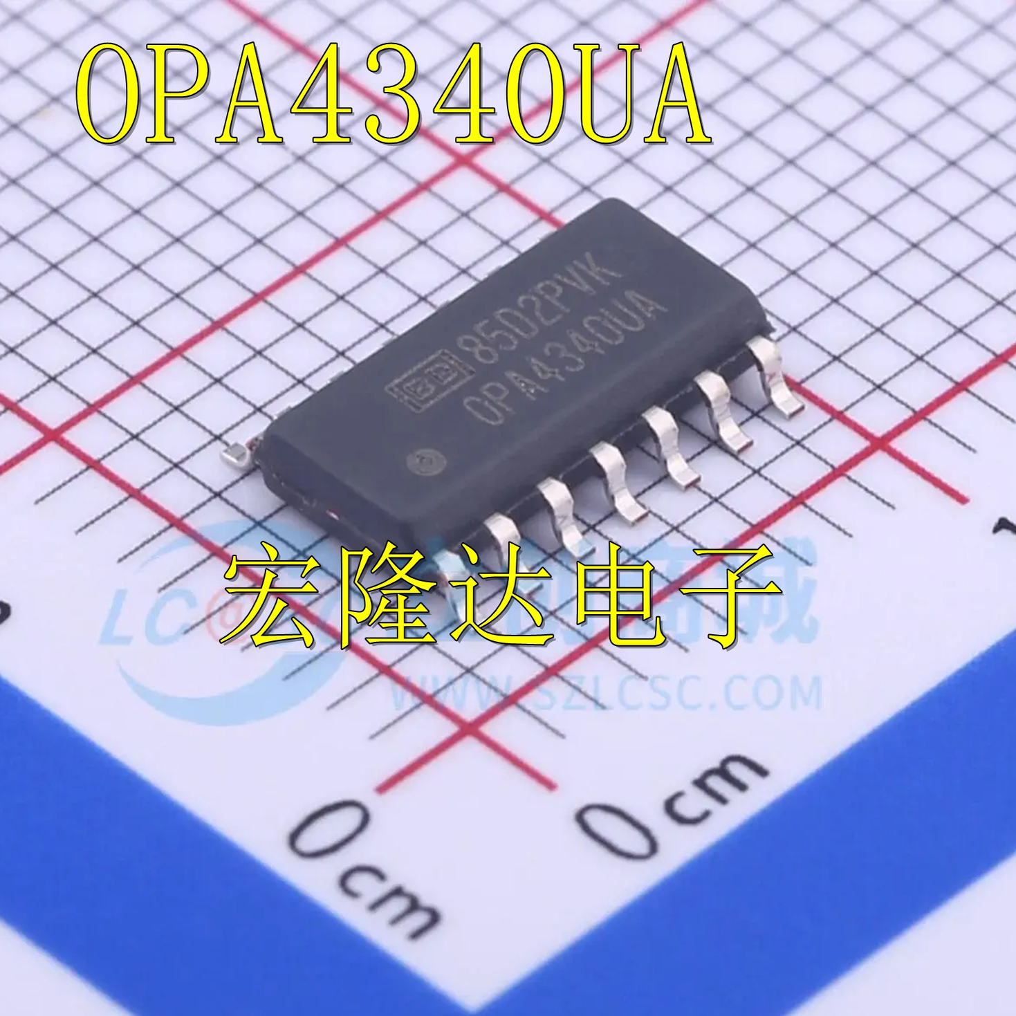 OPA4340UA/2K5 SOIC-14 四路运算放大器 全新原装正品  OPA4340UA