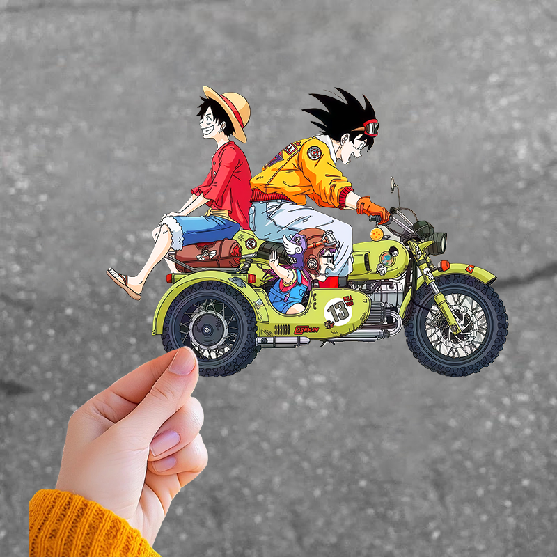 七龙珠海贼王车贴遮划痕