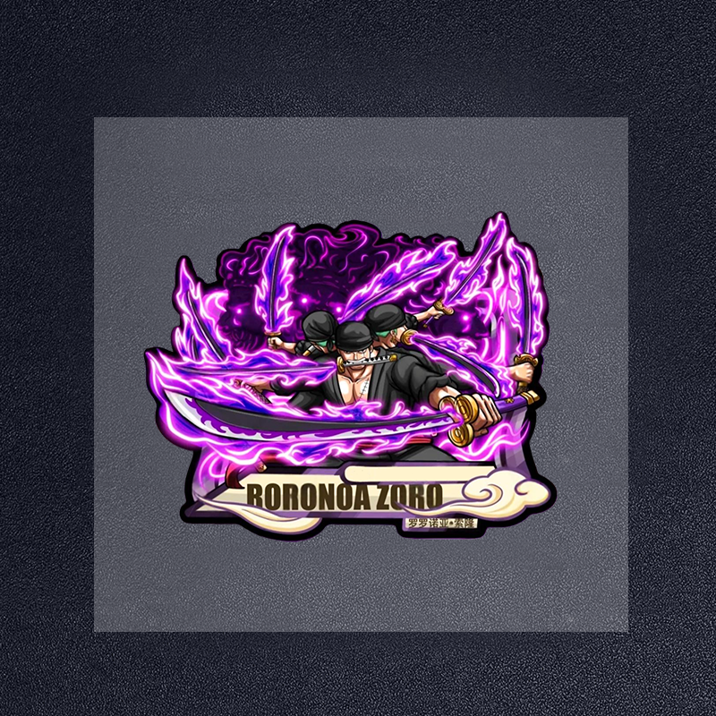 动漫海贼王三刀流索隆汽车贴纸