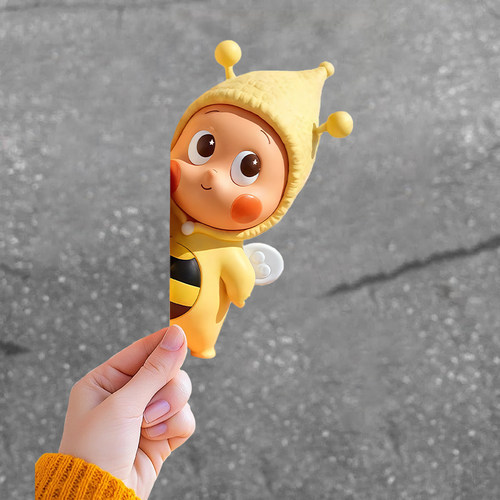 卡通星星人创意车身装饰贴