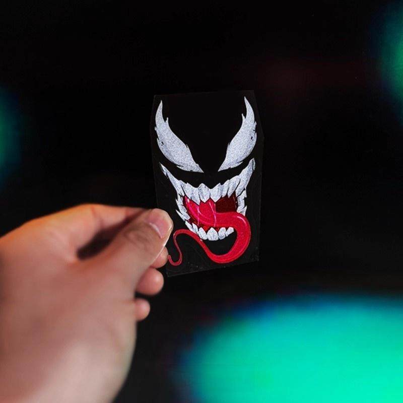 毒液流体镂空眼牙汽车贴纸车身防水玻璃公路车摩托电动车反光车贴,汽车用品/电子/清洗/改装,汽车装饰贴/反光贴,淘宝优惠券,粉丝福利购,淘宝优惠卷