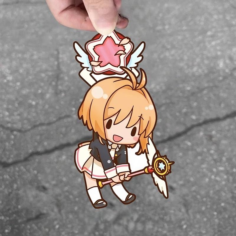 可爱汽车贴百变魔卡少女樱捕梦网